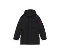 HUGO Cappotto idrorepellente con imbottitura di piume - Style Melmus2541, 50547890 Nero M