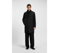 HUGO Cappotto in misto lana con gilet interno trapuntato - Style Milogan2541, 50546546 Nero 56