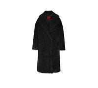 HUGO Cappotto oversize in peluche con chiusura doppiopetto - Style Malite-1, 50570962 Nero 40