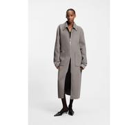 HUGO Cappotto in tessuto double-face con cintura - Style Minetta-1_DF, 50553542 Grigio 46