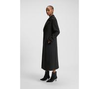 HUGO Cappotto lungo relaxed fit con rivetto con logo scomposto - Style Milehe, 50547614 Grigio scuro 48