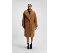 HUGO Cappotto oversize in pelliccia sintetica - Style Malite-1, 50547610 Marrone chiaro 42