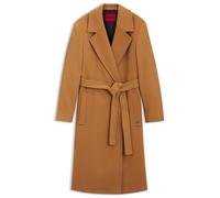 HUGO Cappotto regular fit con cintura annodabile - Style Melzy-1, 50547600 Marrone chiaro 40