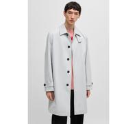 HUGO Cappotto regular fit in gabardine idrorepellente - Style Maver2431, 50517771 Grigio chiaro M