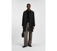 HUGO Cappotto regular fit in gabardine idrorepellente - Style Maver2431, 50517771 Nero S
