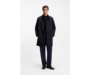 HUGO Cappotto regular fit in gabardine idrorepellente - Style Maver2431, 50552944 Blu scuro M