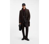 HUGO Cappotto regular fit in misto lana vergine - Style Malte2641, 50569216 Marrone 46