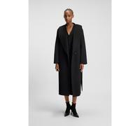HUGO Cappotto relaxed fit stile vestaglia con cintura annodata - Style Mecami-1_DF, 50546753 Nero 42