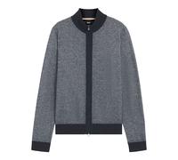 Hugo - Cardigan con zip in misto - - Knitwear - Uomo - Blu - S