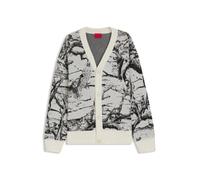 HUGO Cardigan oversize con motivo jacquard - Style Servot, 50546872 A disegni XXL