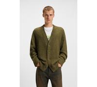 HUGO Cardigan oversize in maglia bouclé - Style Sonou, 50548855 Oliva XXL