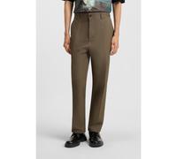 HUGO Chino slim fit in twill di cotone mercerizzato - Style Genar253, 50541394 Grigio XXL