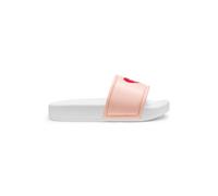 HUGO Ciabatte in similpelle per bambini con stampa logo a forma di cuore - Style G01158/44K37, G01158 Rosa chiaro 27