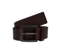 HUGO Cintura 'Gionio' marrone scuro / rosso, Taglia 80