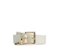 HUGO Cintura in pelle italiana con ciondolo con logo dorato - Style Amelia-G_Sz25, 50522644 Colore neutro 85