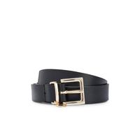 HUGO Cintura in pelle italiana con ciondolo con logo dorato - Style Amelia-G_Sz25, 50522644 Nero 70