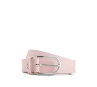 HUGO Cintura in pelle italiana martellata con passante con logo goffrato - Style Zoey-C_Sz25, 50516558 Rosa chiaro 75