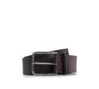 HUGO Cintura in pelle italiana - Style Gerik_Sz35, 50491997 Marrone scuro 80