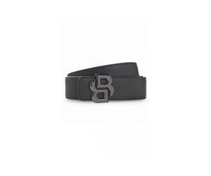 Hugo - Cintura Monogramma Double B Reversibile - - Accessories - Uomo - Nero - 95 CM