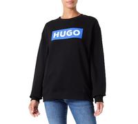 HUGO Classic Crew_B, Maglia Donna, Black1,