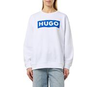 HUGO Classic Crew_B, Maglia Donna, White100,