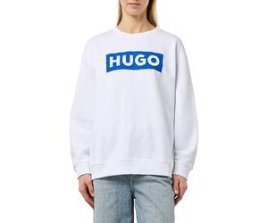 HUGO Classic Crew_B, Maglia Donna, White100,