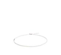 HUGO Collana con perle e placca metallica con logo - Style E-SMALLPEARL-NEC, 50544522 Bianco pz.