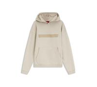 HUGO Felpa con cappuccio dalla vestibilità morbida in terry di cotone con logo a lettere distanziate - Style Dalihood, 50563113 Beige chiaro M
