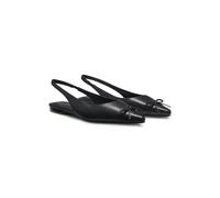 HUGO Décolleté slingback in nappa con fiocco - Style Seleny_Sling05_na, 50563632 Nero 38