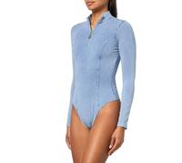 HUGO Denim Jersey Long Sleeve Bodysuit Body a maniche lunghe in jersey di jeans Donna