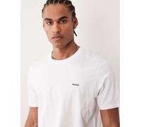 HUGO - Dero - T-shirt bianca con logo-Bianco S