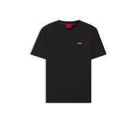 Hugo Dero222 Red Short Sleeve T-shirt Nero S Uomo