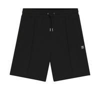 HUGO Shorts in misto cotone con bordo con logo scomposto - Style Dimacshort, 50562844 Nero S