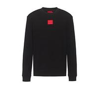 HUGO Felpa 'Diragol212' rosso / nero, Taglia XS