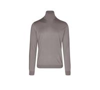 HUGO Maglione a collo alto in lana merino con logo ricamato - Style San Thomas-M, 50474174 Marrone L
