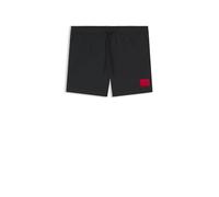 HUGO Pantaloncini da bagno 'DOMINICA' rosso / nero, Taglia XL