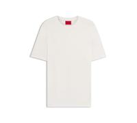 HUGO T-shirt slim fit in interlock di cotone slub - Style Dulerostee, 50559722 Colore neutro S