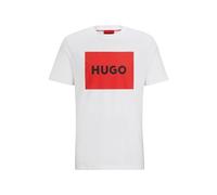 HUGO Dulive22 T-Shirt, Bianco 100, S Uomo