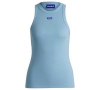 Hugo Easy Tank_b Maglia in Jersey, Light/Pastel Blue, XXL Donna