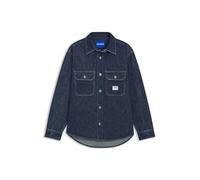 HUGO Camicia oversize in denim blu - Style Ebolt, 50556349 Blu scuro L