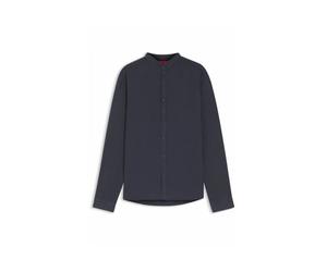 Hugo - Elvory Linen Shirt - - Shirts - Uomo - Blu - XL