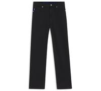 HUGO Jeans straight fit in denim elasticizzato nero - Style Elyah_B, 50520606 Nero 30/32
