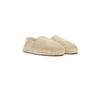 HUGO Espadrillas in pelle scamosciata con logo scomposto - Style Sannes_slon_sd, 50563325 Beige chiaro 40