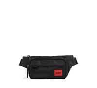 HUGO Marsupio in tessuto riciclato con etichetta con logo rossa - Style Ethon 2.0N_Bumbag N, 50491759 Nero pz.