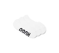 HUGO Fantasmini con loghi di grandi dimensioni in confezione da tre - Style 3P SL LOGO CC, 50541589 Bianco 39-40