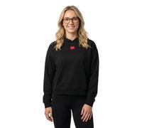 HUGO Felpa con cappuccio in jersey elasticizzato con etichetta con logo rossa - Style SIGNATURE_HOODIE, 50556816 Nero XL