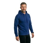 HUGO Felpa con cappuccio in terry di cotone con logo stampato - Style Dapo, 50486478 Blu S