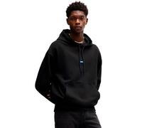 HUGO Felpa 'Nalonso' blu / nero / bianco, Taglia XL