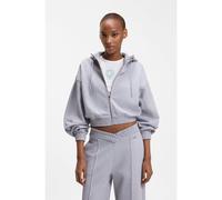 HUGO Felpa con cappuccio relaxed fit in terry di cotone con maniche a barile - Style Dolpie_B, 50563749 Grigio chiaro L