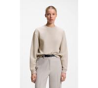 HUGO Felpa con logo Resort-script in cotone - Style Daxandria_1, 50566693 Beige chiaro M